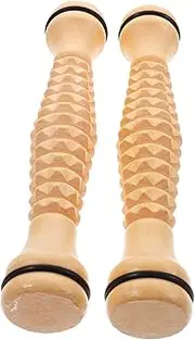 FOMIYES 2Pcs Portable Back Massage Roller Durable Muscle Massage Tool for Leg and for Stretching and Lightweight Body Massager for Home and Gym Use