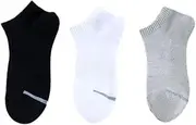 [xinsion] Ankle Socks for Men and Women,Anti Odor Low Cut Socks,Soft Breathable Sports Socks,Thin Running socks 6 Pairs (Size 6-13), Black,grey,white, One Size