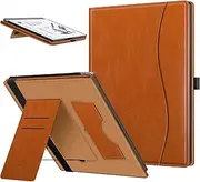 Fintie Stand Case for Remarkable 2 Digital Paper Tablet 10.3 inch (2020 Released) - Premium PU Leather Stand Cover with Card Slot & Pen Holder, Brown