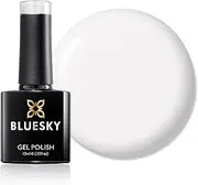 BLUESKY Gel Nail Polish 80501 [Cream Puff] Angelic White Soak Off LED UV Light - Chip Resistant & 21-Day Wear 10ml