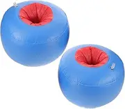 QUMIIRITY 1 Pair Inflatable Boxing Mittens Interactive Punching Balloons Lightweight PVC Gloves for Training Compact Easy to Carry Enhances Strength Endurance for Indoor Outdoor Fun