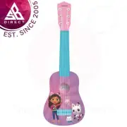 Lexibook K200GDH Gabby's Dollhouse My First Guitar with 6 Nylon Strings│For Kids