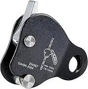 Climbing Rope Grab, Self Locking Belay Device, 3.07x2.95 inches Load Bearing Mount Gear, Fall Arrest Protection, Safety Mechanism for Tree Work Arborist Expedition Aerial Use
