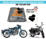 Royal Enfield Old Classic & Bullet 350cc" Black "Oil Filler Cap"