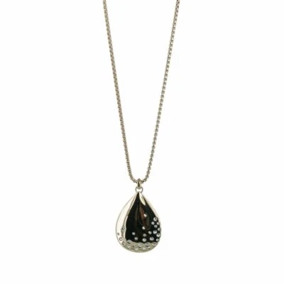 Esprit Women Necklace Stainless Steel Zirconia Teardrop ESNL13379C800
