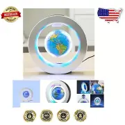 Levitation Floating Globe with Rotating Blue World Map - Eye-Catching Gift