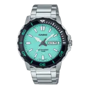 Casio Standard Silver Stainless Steel Blue Dial Watch MTD125D-2A2