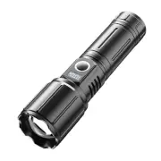 USB Rechargeable Flashlight Torch with Powerbank Function for Camping Traveling