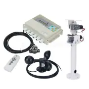 Dual Axis Solar Tracker Controller with Remote & Wind Speed Sensor + Gimbal os67