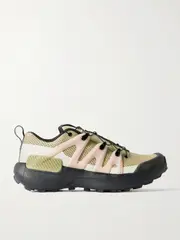 [Salomon] Salomon - Genesis Advanced Rubber-trimmed Mesh Sneakers - Army green - UK 7.5 UK 7.5 Green