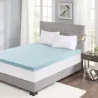 Gel Infused Memory Foam Mattress Topper Luxurious All Season Enhanced Bed Sup...