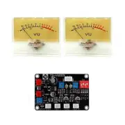 2pcs TN-90 VU Meter DB Level Header Chassis Backlight w /1pc Driver Board