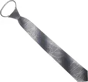 [DEARMAMY] Men's Pretied Tie Business Elegant Zipper Neck Tie Soft Washable Ties for Men