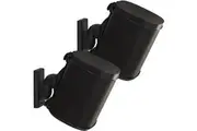 Pair Of Sanus Swivel And Tilt Speaker Wall Mount For Sonos One, SL, Play:1 & Play:3 In Black (WSWM22-B2)