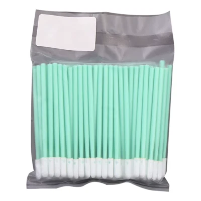 100Pcs/Bag Nonwoven Cotton Swab Dust-Proof Cleaning Q-Tips Strong Absorbent Fibe