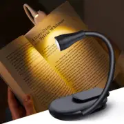 Book Light USB Rechargeable Portable 3 Color Reading Light Book Lamp for Reading