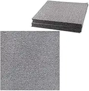 5m2 Box of Premium Carpet Tiles Commercial Domestic Office Heavy Use Flooring (Grey)