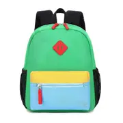 Little Kids Backpack, Toddler School Bag for Girls Aged 4 5 6 7 Years, with Chest Strap green s