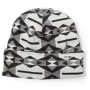 Smartwool Thermal Merino Reversible Cuffed Beanie Hat Black White New with Tag