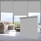 100% Blackout Waterproof Fabric Window Roller Shades 20x79" Thermal Insulated UV
