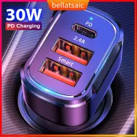 在飛比找蝦皮購物優惠-30W PD USB C Car Charger Quick