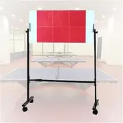 Table Tennis Rebound Board with Wheels,Multi-Angle Adjustable Ping Pong Return Trainer,Solo Training Equipment,for Home Gym School