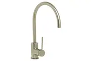 Johnson Suisse Venezia Gooseneck Sink Mixer - Brushed Nickel