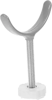 Abaodam 1 PC U Type Safety Door Fixator Durable Guardrail Accessory for Stairway Fitting Practical Fixing Fitting Silver