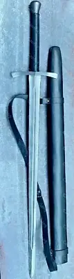 Battle Ready Hand-Forged Viking Long Sword Medieval Sword With Scabbard