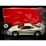 【收藏模人】KYOSHO FERRARI F40 珍珠白 復刻 再版 1:18 1/18