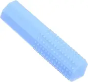 Operitacx Chewable Silicone Chew Toys Chewing Brick Tools Fidget Sensory Toy for Chewers with Special Oral Motor Needs Blue