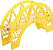 Wooden Train Track Bridge Set Train Set Bridge Tunnel Accessory for Boys and Girls for Boys