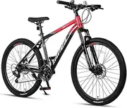 AVASTA FTD MTB Mountain Bike, Lightweight Aluminum Frame, 26"/27.5", Shimano 21 Speed Shifter, Front Suspension, Manual Lockout, Front and Rear Disc Brakes, 4 Colors Available