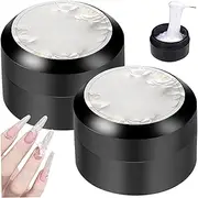 3D Nail Gel Sculpting Gel, 2PCS 15ml Easy to Shape Nail Sculpting for Carving Patterns for Nails Art DIY at Home