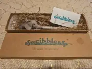 NEW IN THE BOX SCRIBBLERS HAND MADE ELEPHANT WRITEN PEN