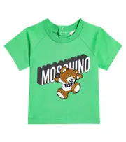 [Moschino Kids] Moschino Kids Baby printed cotton jersey T-shirt M 12-18 green