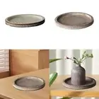 Wooden Serving Tray Organizer Plate for Entryway Coffee Table Countertop