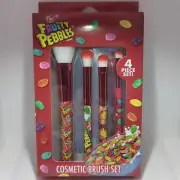 Post Fruity Pebbles 4 Piece Cosmetic Brush Set- New In Box