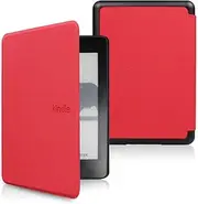 Case for Kindle Paperwhite 10th Generation 2018, Kindle Case with Waterproof Kindle Paperwhite E-Reader Case, e-Book-Reader-Covers with Auto Sleep/Wake for Kindle Paperwhite 10th Gen - Red