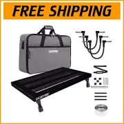 Ghost Fire Aluminum Alloy Pedal Board 19.8''x11.5'' Featuring Magic Tape Design