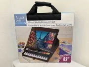 NEW Aritst's Loft Mixed All Media Deluxe Art Set 82 Pc Painting Drawing W/Case