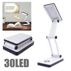 Folding 30 LED Desk Lamp Touch Control Bedside USB Table Study Reading Light