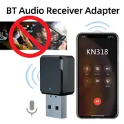 1x 3.5mm AUX To USB Wireless Bluetooth Audio Stereo Car Music Receiver Adapter