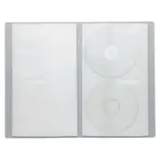 MUJI Japan 40 Disc CD DVD Bluray case Storage organizer Holder Book Sleeves