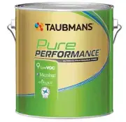 TAUBMANS 4 LITRE PURE-PERFORMANCE MATT WASHABLE INTERIOR WHITE colour paint