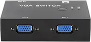 VGA Video Switch, VGA Splitter Computer Accessory Monitors Splitter Box HD Display Accessories VGA Switch Box for Host Switch for PC TV Monitor