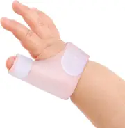 Baby Thumb Brace, Toddler Baby Finger Guard, Baby Thumb Fix Brace With Breathable Wrist Band, Infant Children Finger Thumb Support For Sprain Fract...