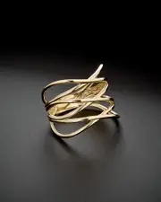 14K Italian Gold Highway Ring