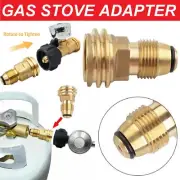 Converts Propane LP Gas Bottle Tank Adapter Valve POL to QCC1 Outlet Brass Parts