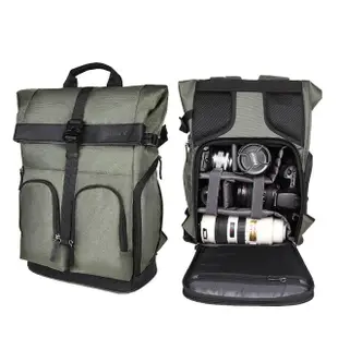 【Prowell】一機多鏡多功能相機後背包 相機保護包 專業攝影背包 單眼相機後背包(WIN-23233 贈防雨罩)